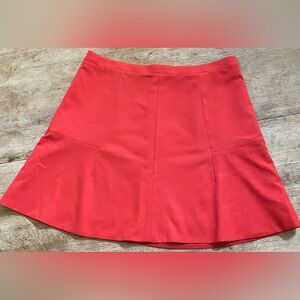 J Crew Women’s Size 6‎ Coral Red A-Line Flare Mini Skirt